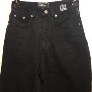 Vintage Versace High Waisted Blk Jeans sz 26